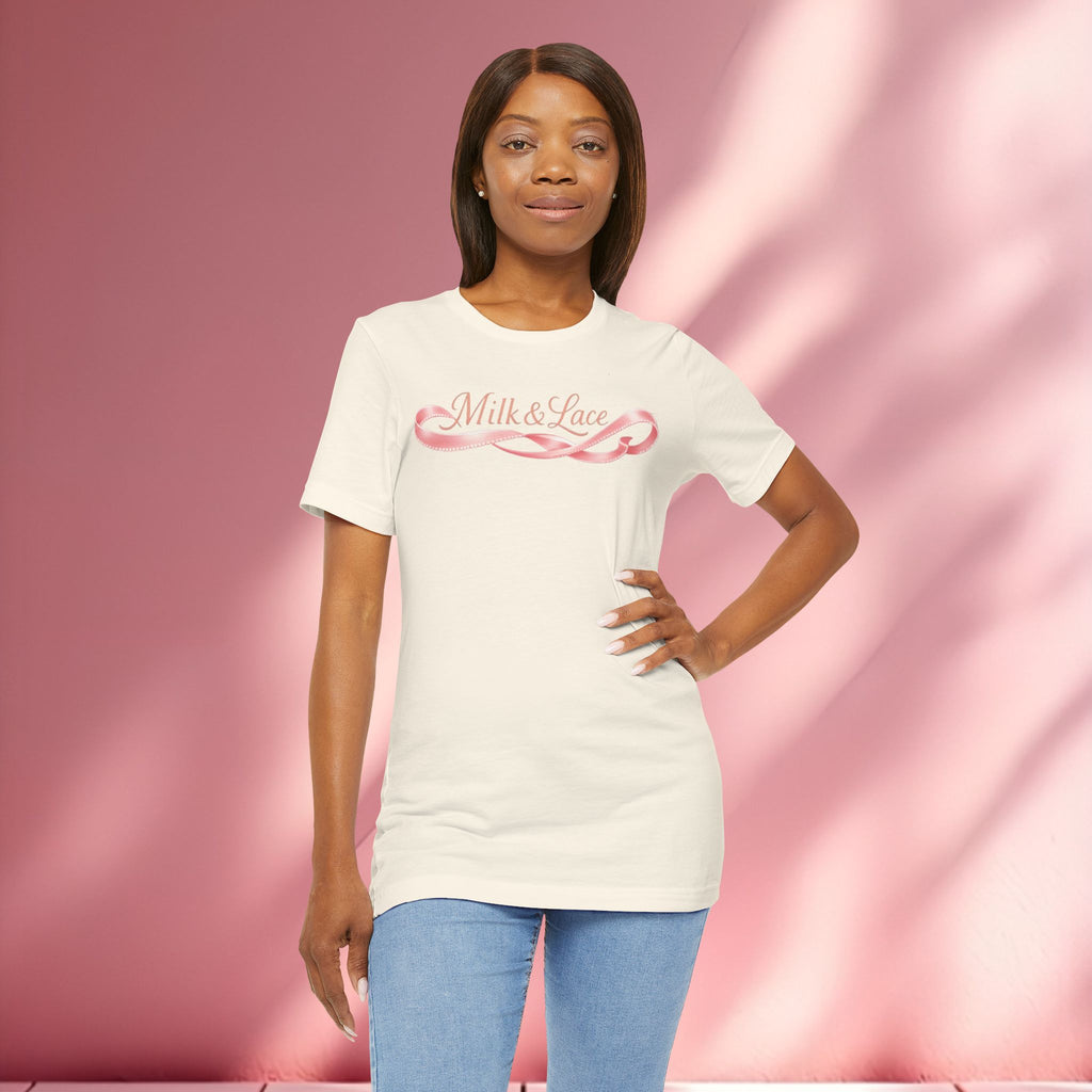 Casual Pink Graphic T-Shirt — Women's Casual Pink Tee