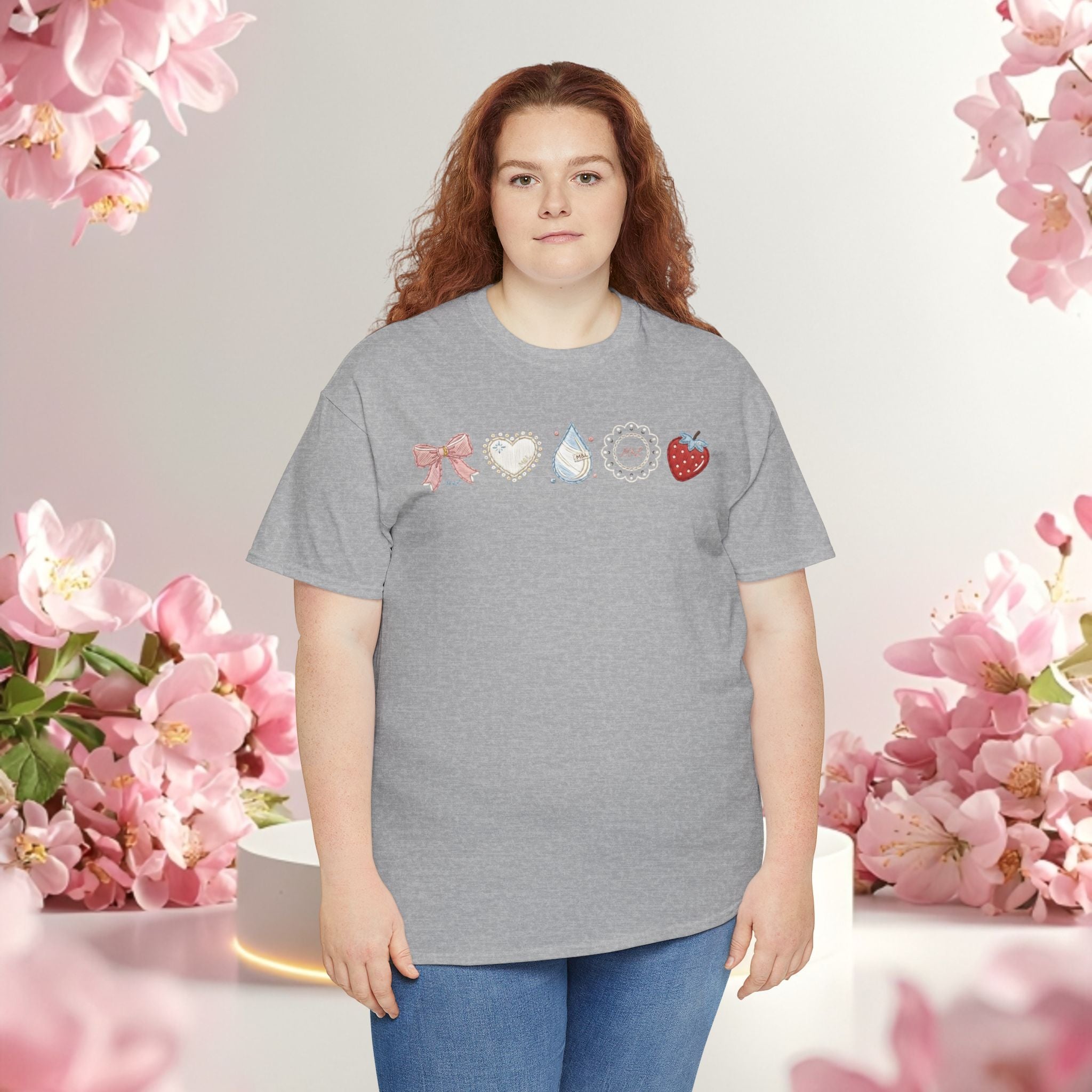 Pastel Cute Icons T-Shirt — Cute Pastel Icon Graphic Tee