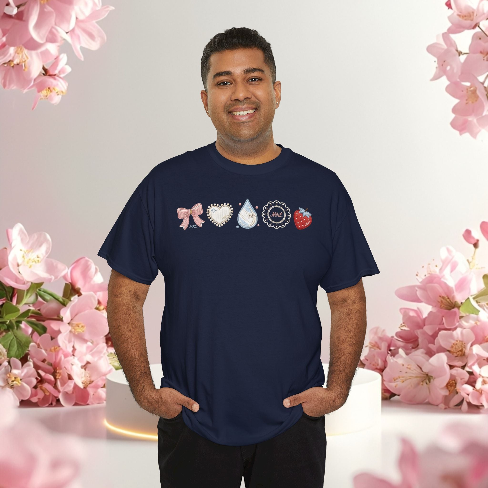 Pastel Cute Icons T-Shirt — Cute Pastel Icon Graphic Tee