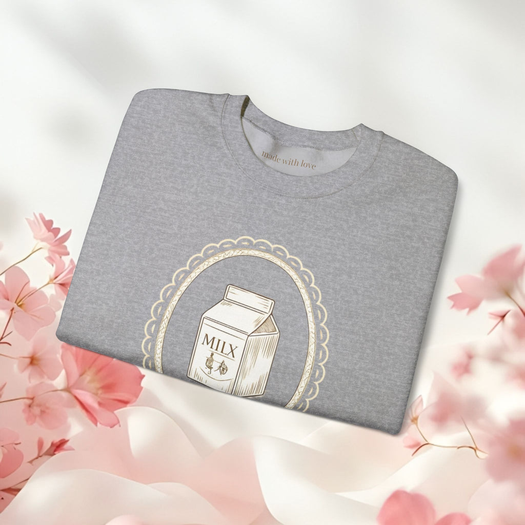 Pastel Graphic Crewneck Sweatshirt — Soft Pastel Cozy Comfort