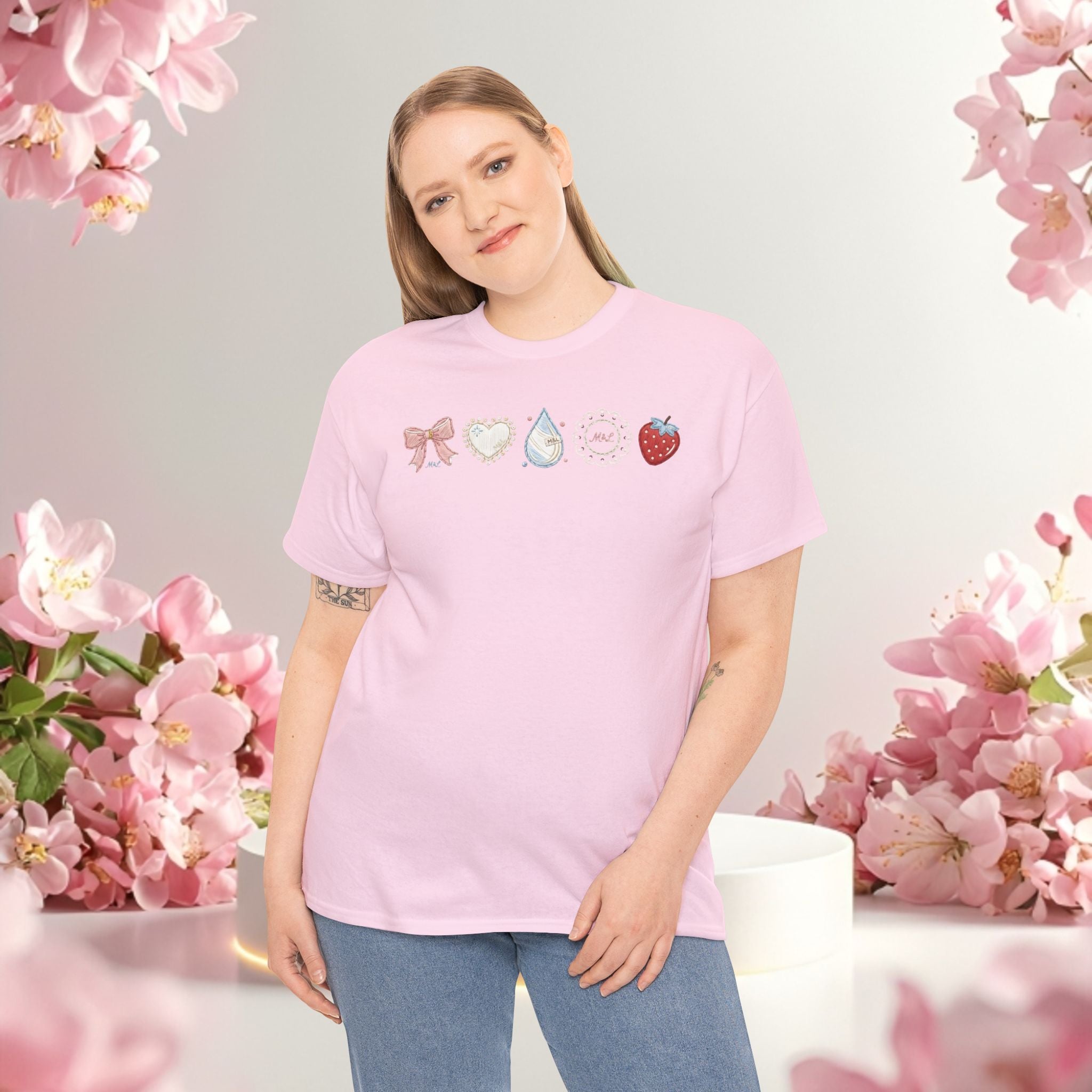 Pastel Cute Icons T-Shirt — Cute Pastel Icon Graphic Tee