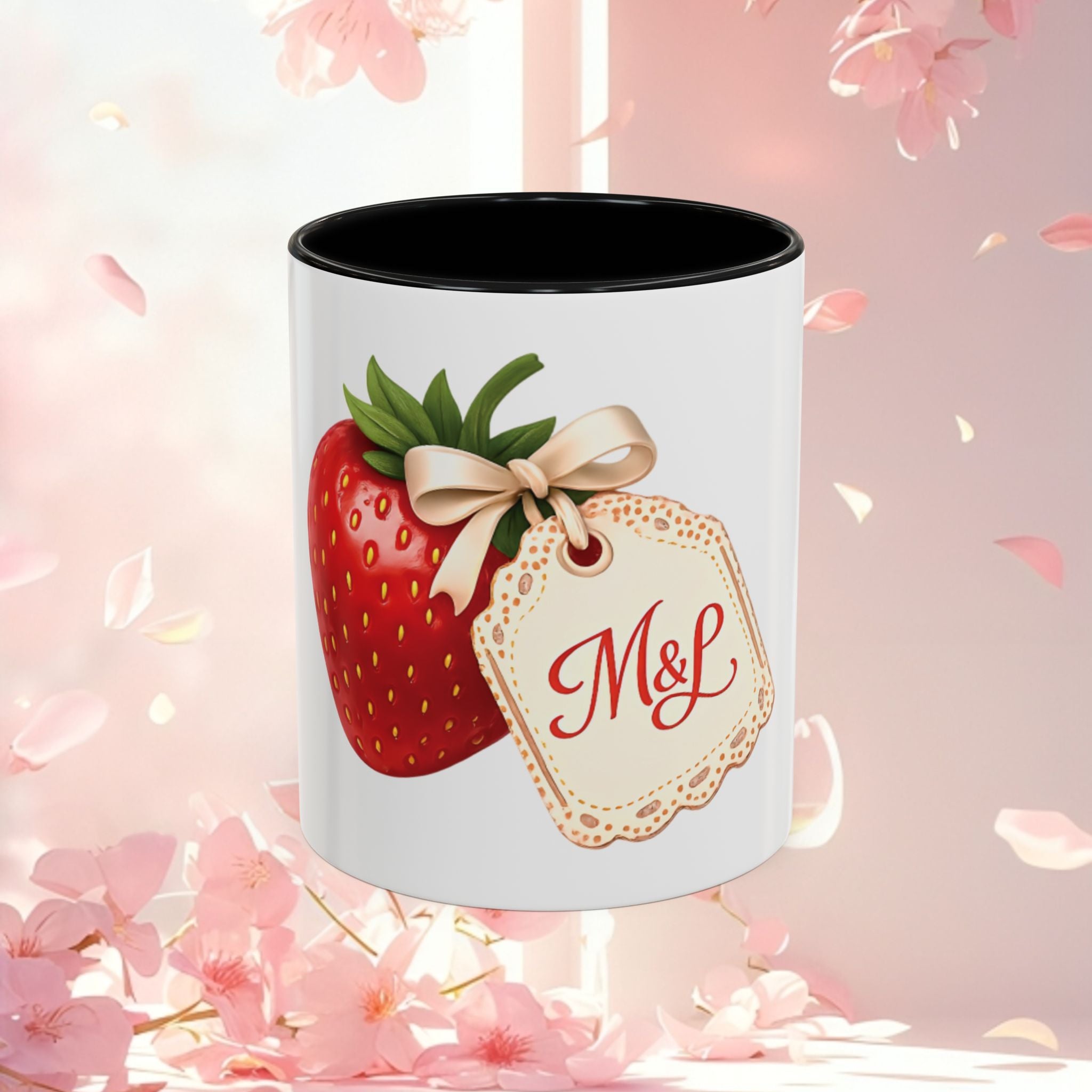 Vintage Hand-Drawn Accent Coffee Mug — Sweet Retro Artwork (11/15oz)