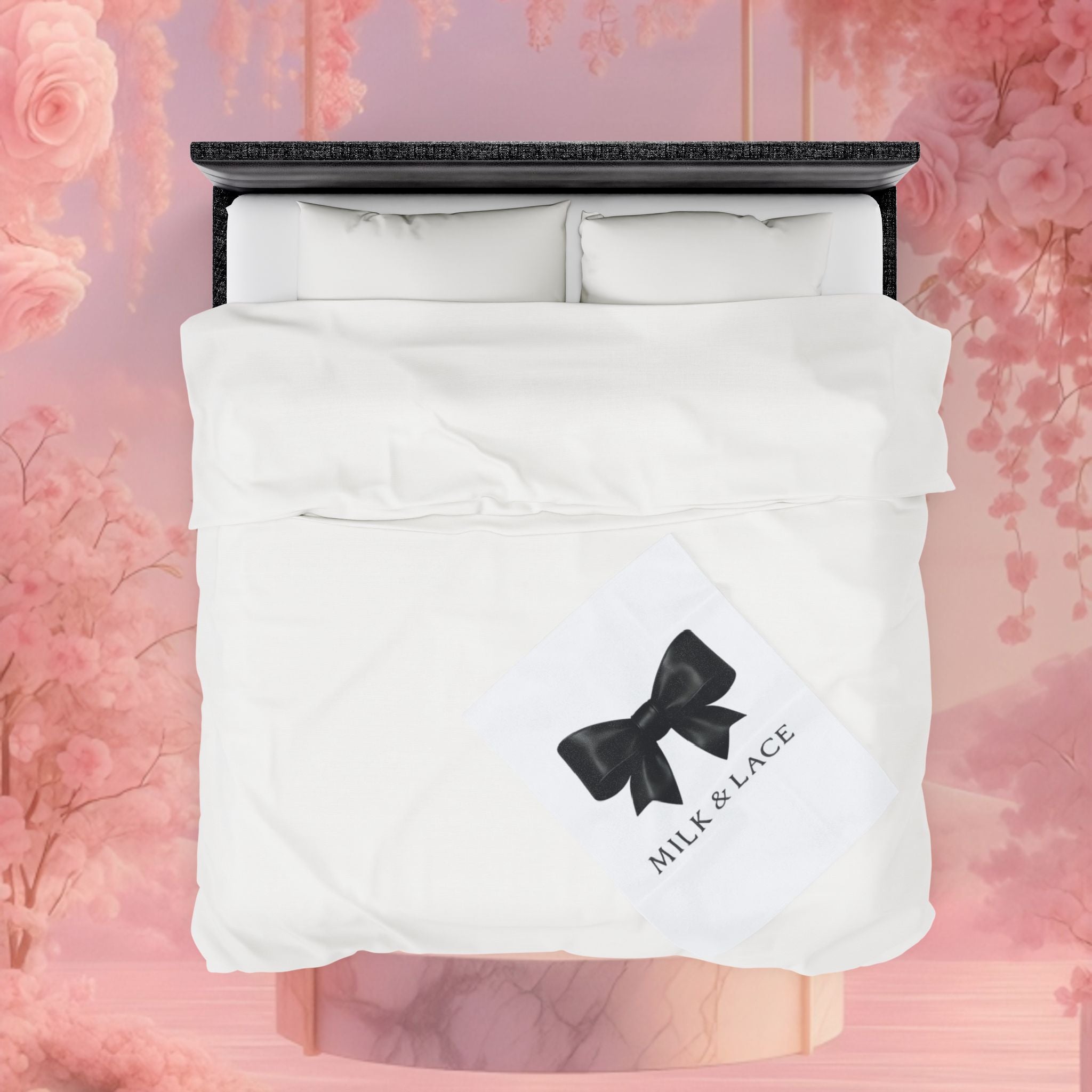 Velveteen Plush Blanket — Luxury Soft Feminine Throw