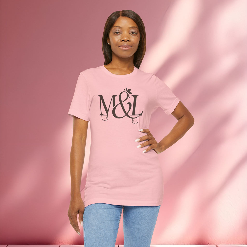 Romantic Feminine Brown Tee — Romance Graphic T-Shirt