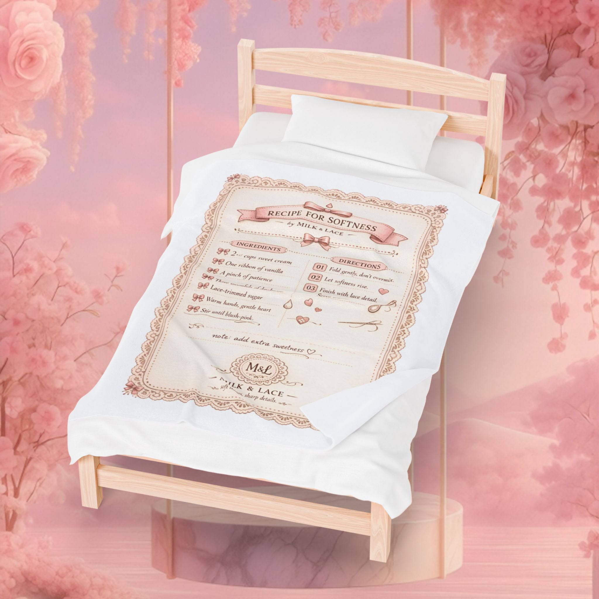 Vintage Decorative Velveteen Plush Blanket — Gentle, Cozy Throw