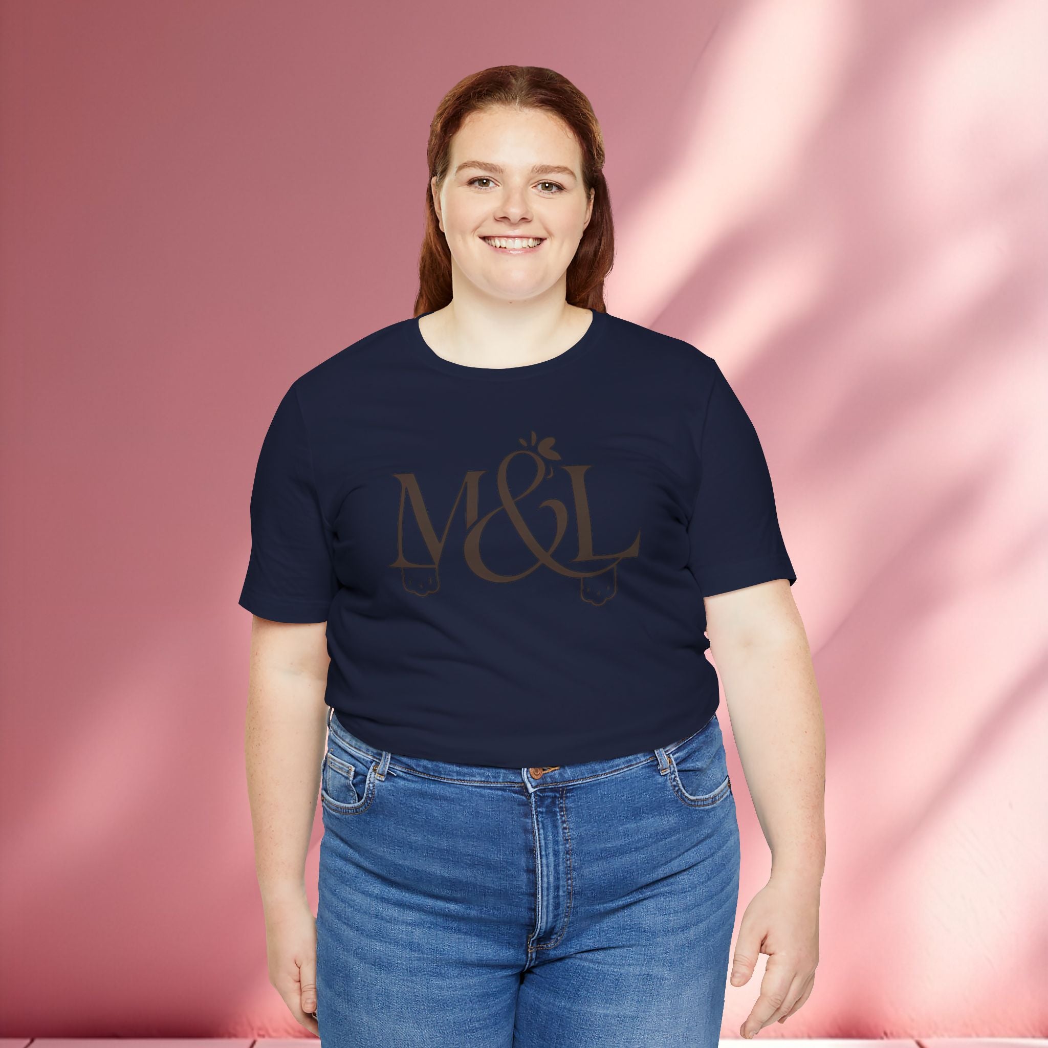 Romantic Feminine Brown Tee — Romance Graphic T-Shirt