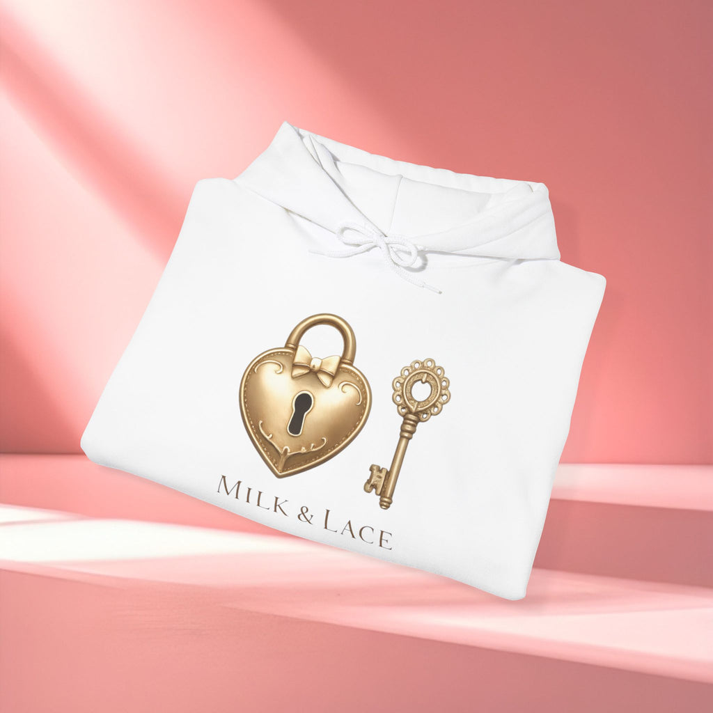 Gold Romantic Graphic Hoodie