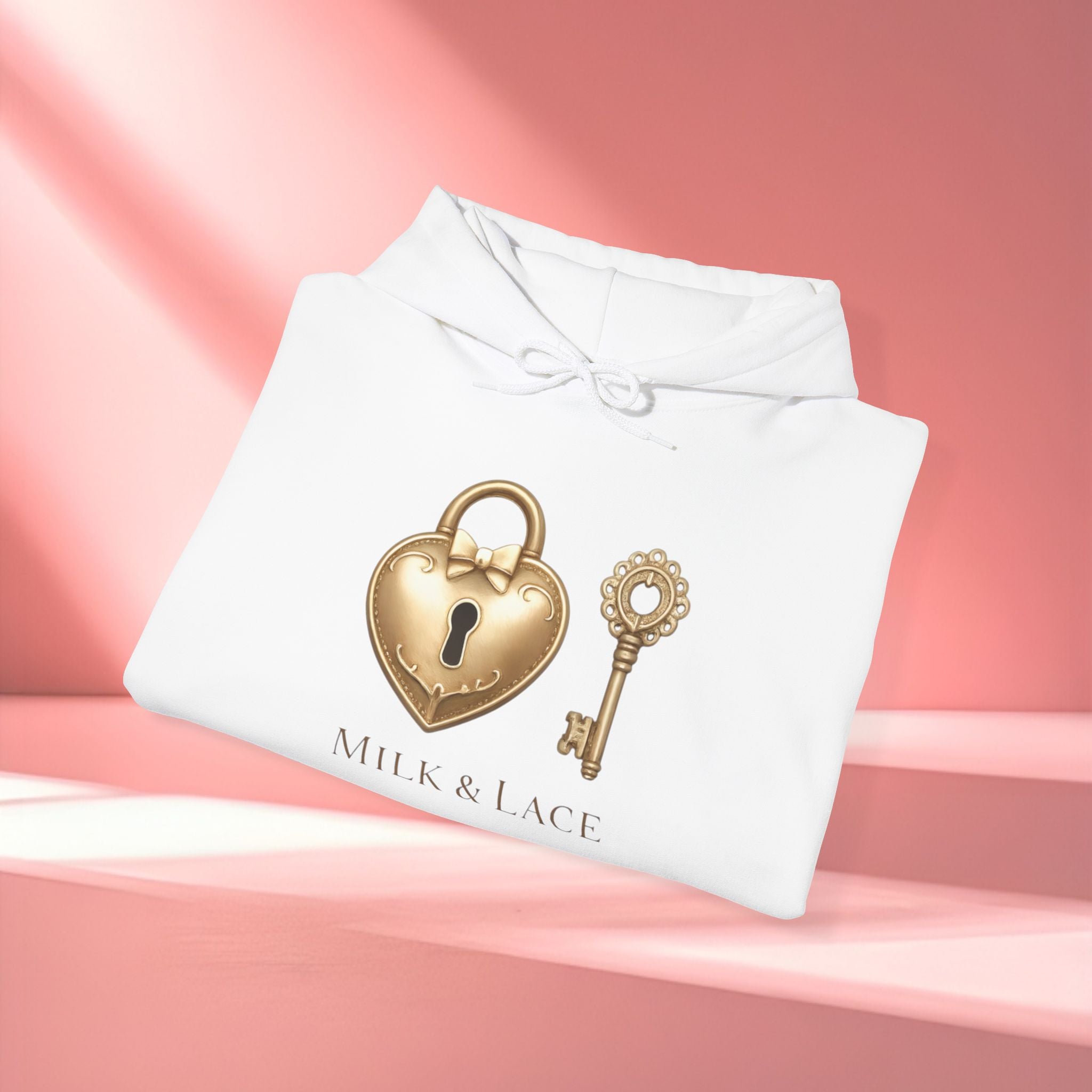 Gold Romantic Graphic Hoodie