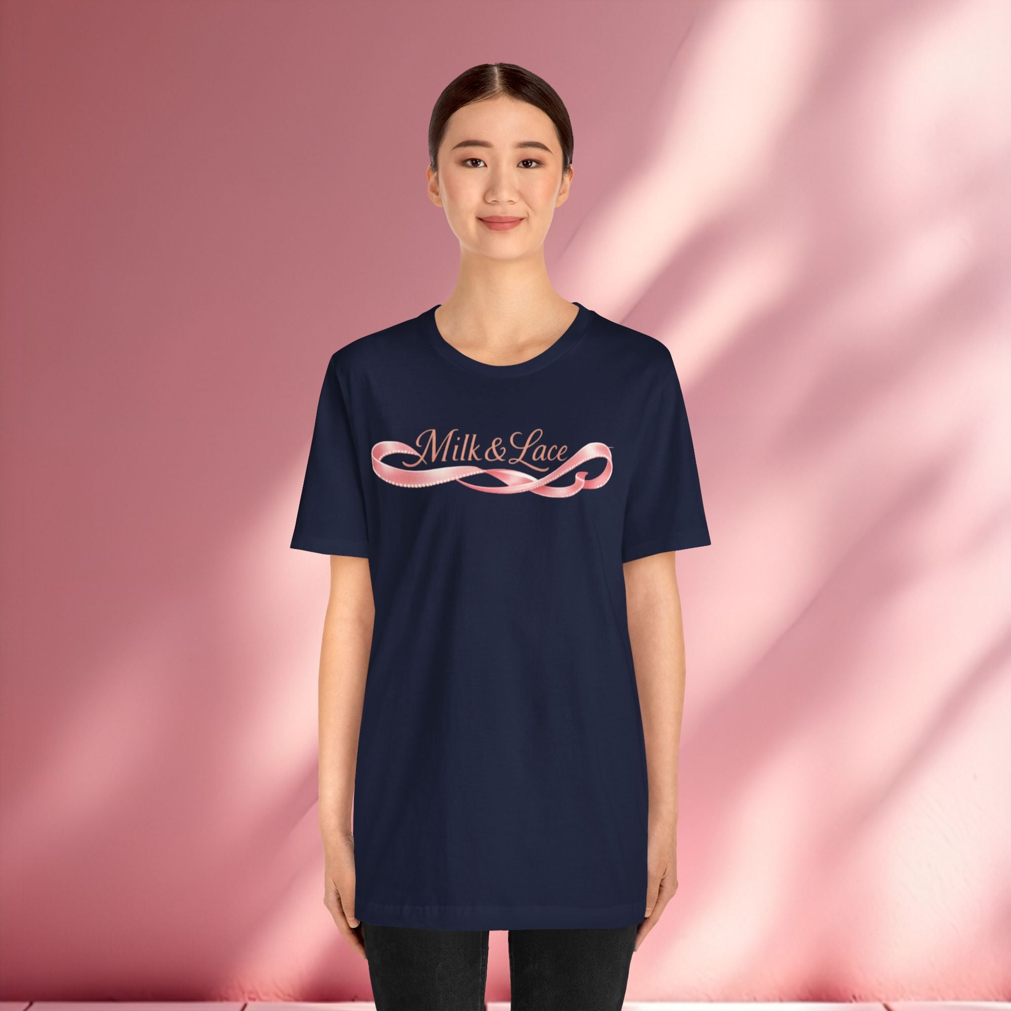 Casual Pink Graphic T-Shirt — Women's Casual Pink Tee