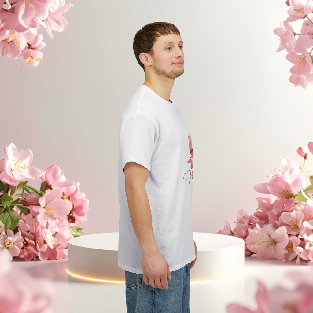 Pink Graphic Tee — Simple Minimalist Design