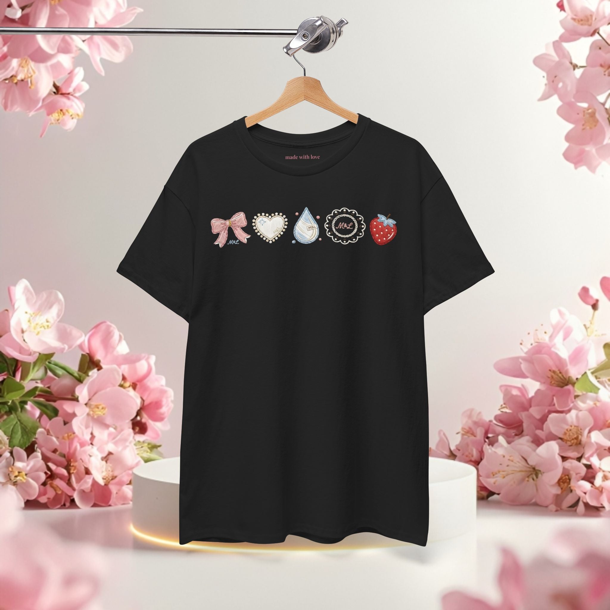 Pastel Cute Icons T-Shirt — Cute Pastel Icon Graphic Tee