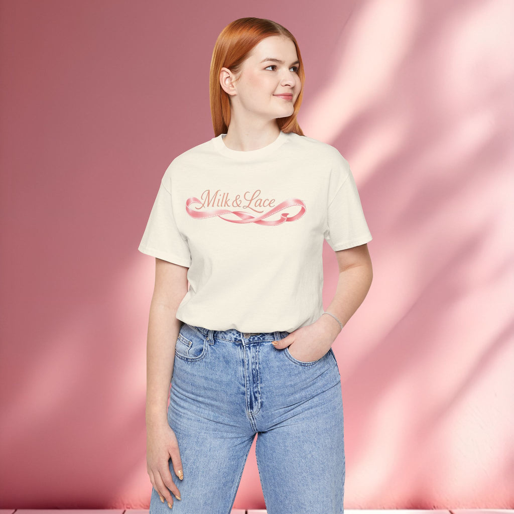 Casual Pink Graphic T-Shirt — Women's Casual Pink Tee