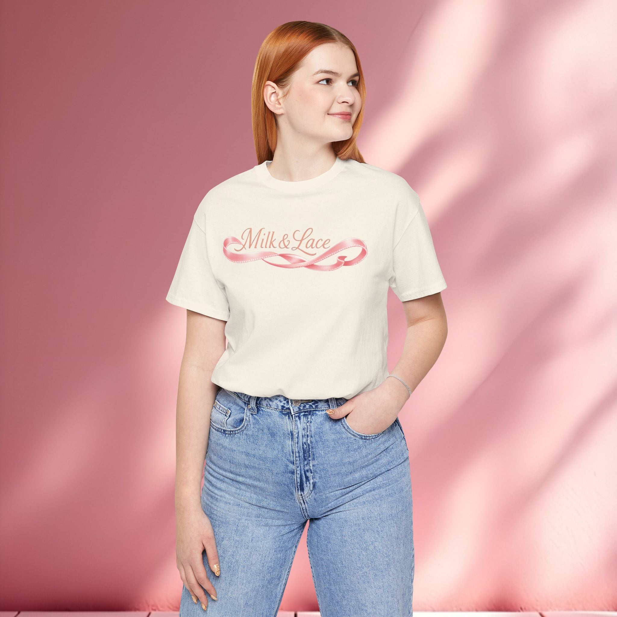 Casual Pink Graphic T-Shirt — Women's Casual Pink Tee