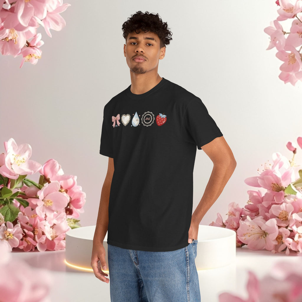 Pastel Cute Icons T-Shirt — Cute Pastel Icon Graphic Tee