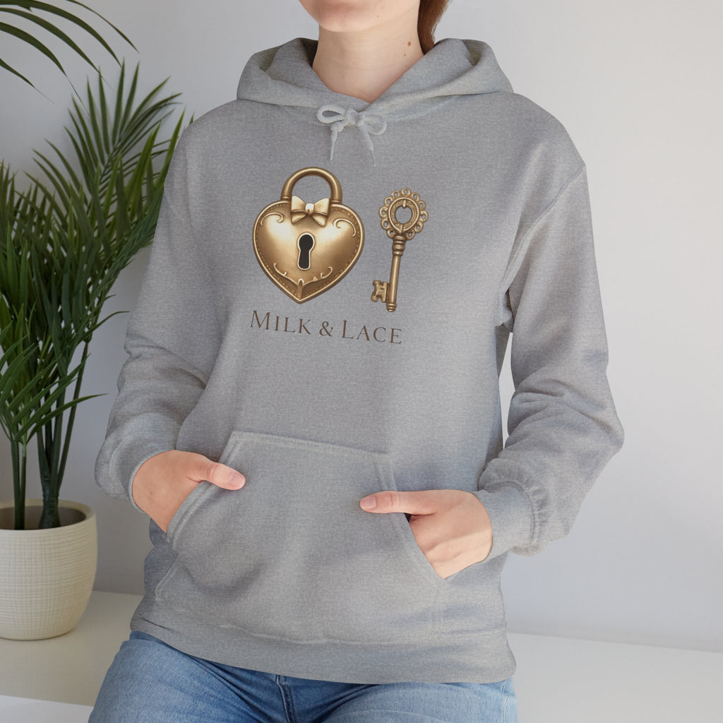 Gold Romantic Graphic Hoodie