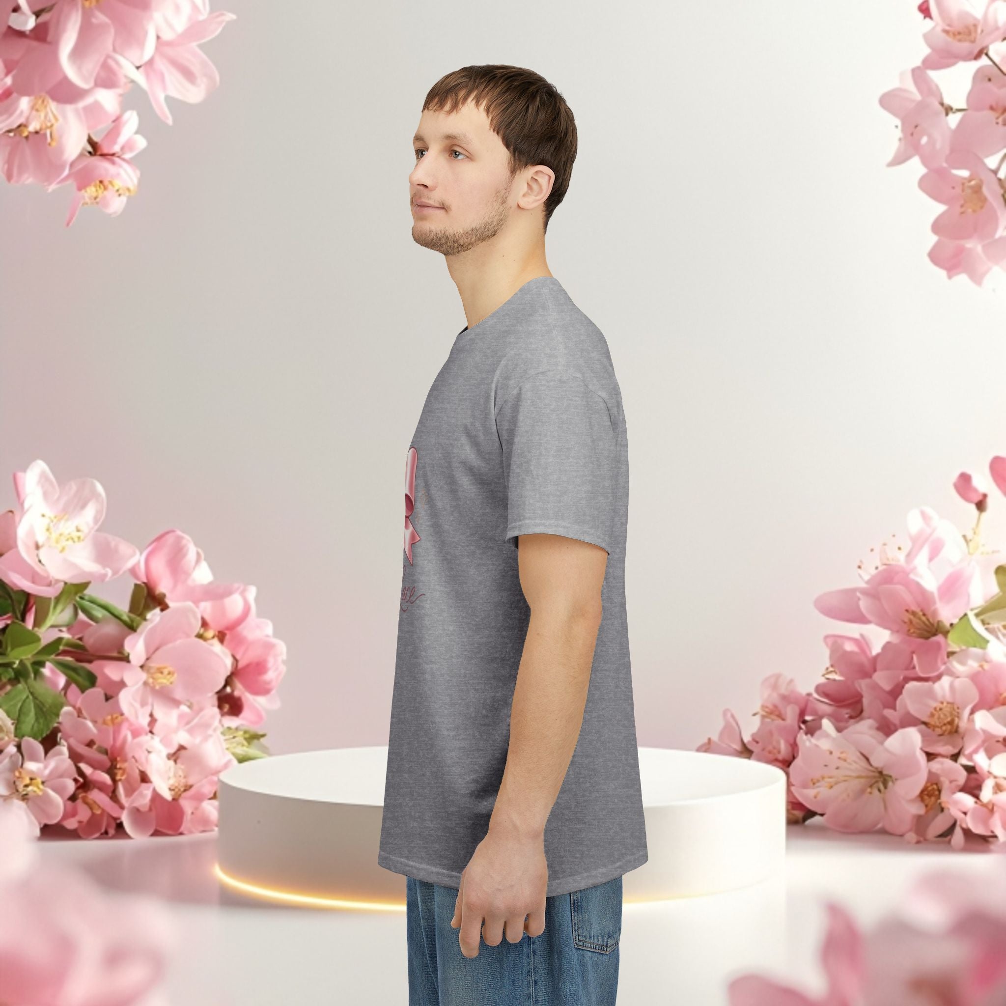 Pink Graphic Tee — Simple Minimalist Design