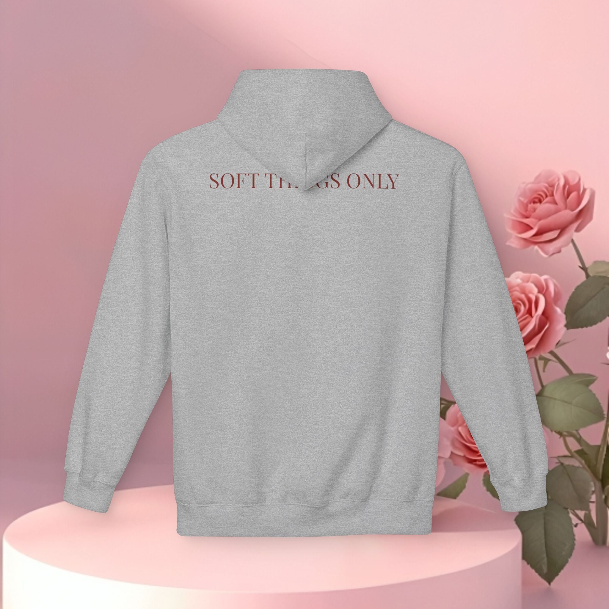 Pink Minimalist Feminine Hoodie