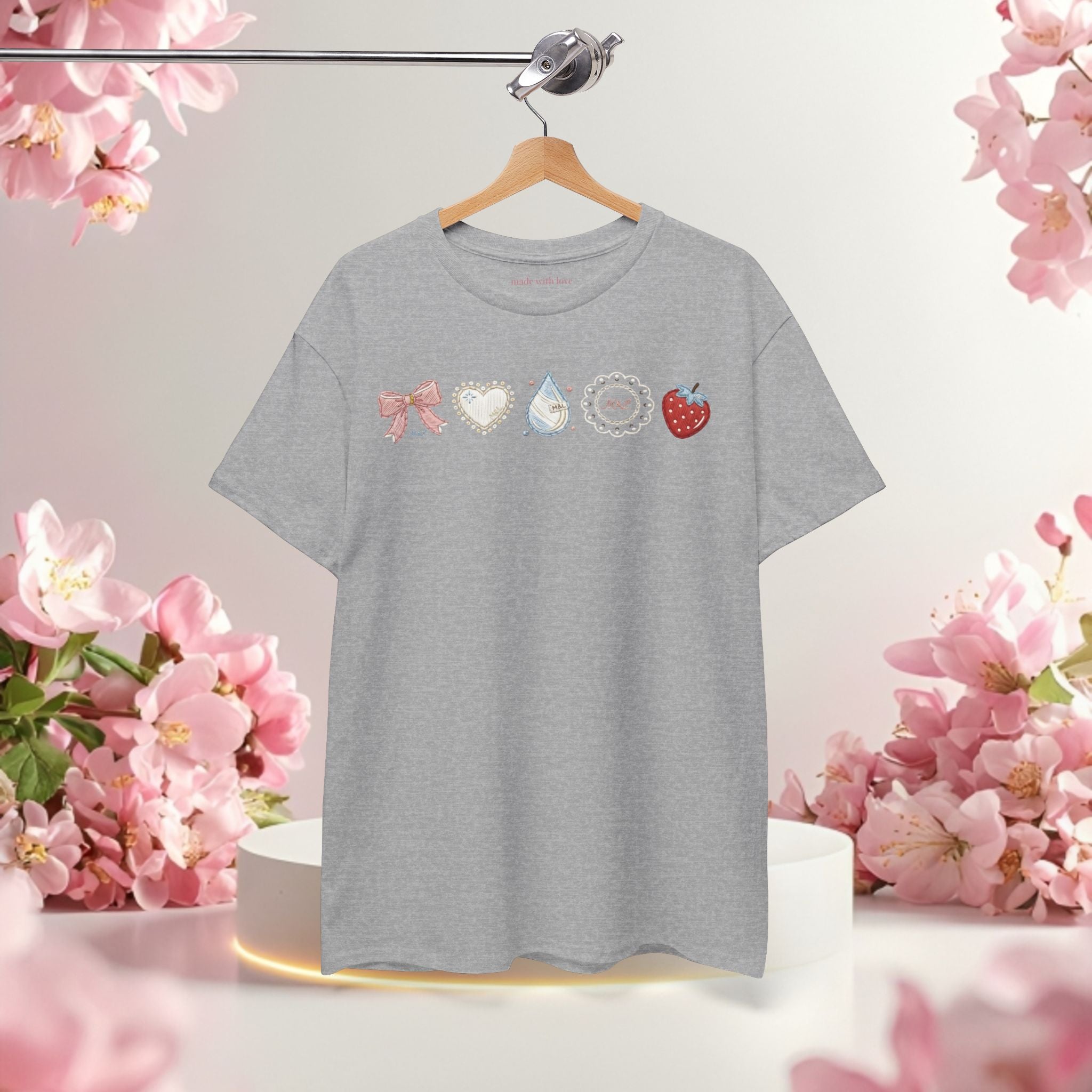 Pastel Cute Icons T-Shirt — Cute Pastel Icon Graphic Tee