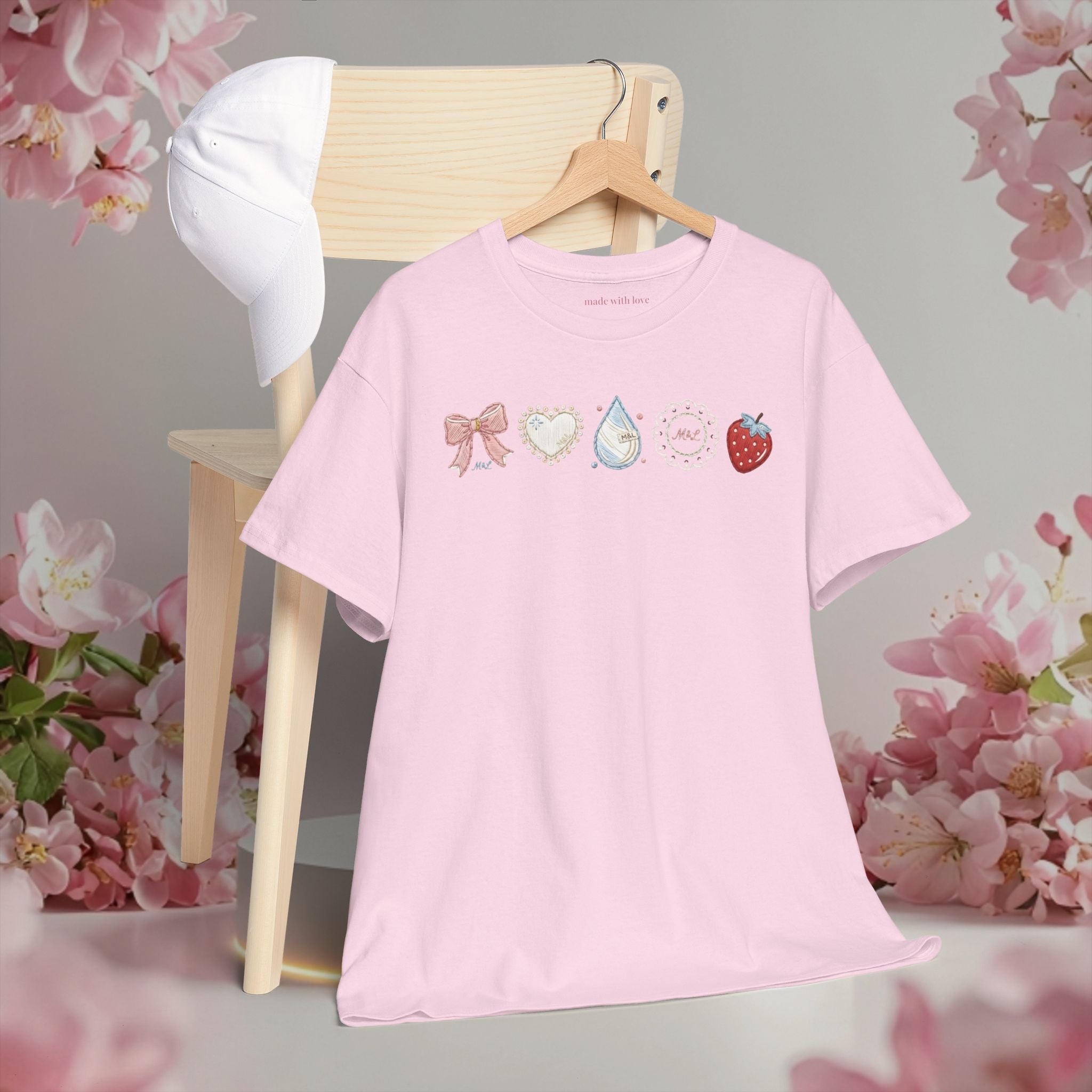 Pastel Cute Icons T-Shirt — Cute Pastel Icon Graphic Tee