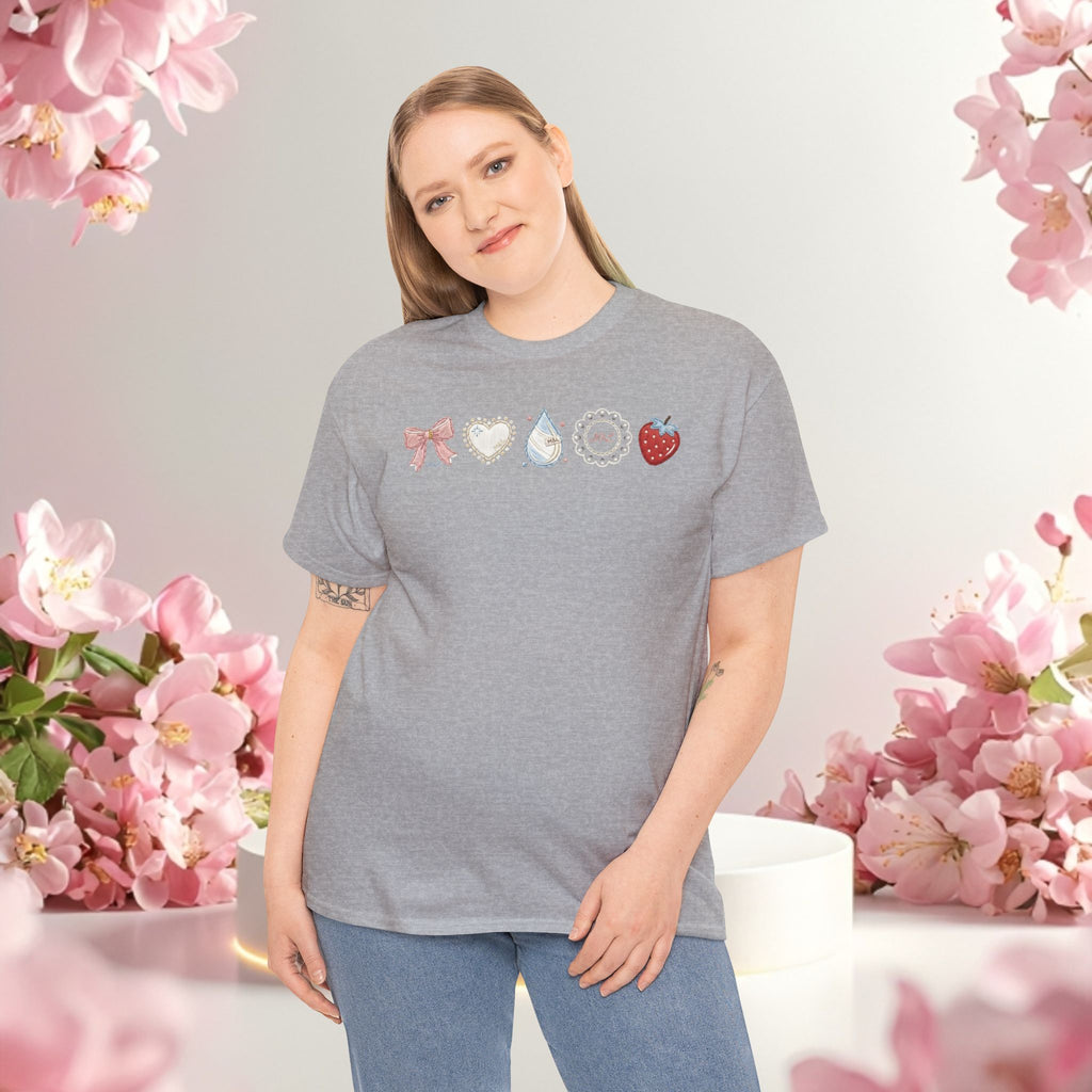 Pastel Cute Icons T-Shirt — Cute Pastel Icon Graphic Tee